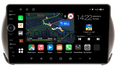 Штатная магнитола Mazda Carol 6 2009-2014 Canbox M-Line 7841-9281 на Android 10 (4G-SIM, 4/64, DSP, QLed)