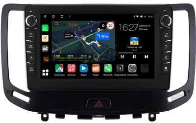 Штатная магнитола Nissan Skyline 7 (V36) 2006-2014 (Тип B, для авто с кнопкой TEL, can BSJ, с сохранением оригинала) Canbox M-Line 7831-9-2173 на Android 10 (4G-SIM, 2/32, DSP, IPS) С крутилками