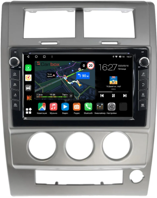 Jeep Cherokee 4 (KK), Liberty (North America) 2007-2012 Canbox M-Line 7825-10-0034 на Android 10 (4G-SIM, 2/32, DSP, QLed) С крутилками