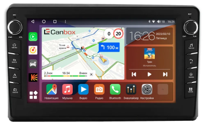 Штатная магнитола Canbox H-Line 7833-9-506 для Toyota Tacoma 3 2015-2022 на Android 10 (4G-SIM, 4/64, DSP, IPS) С крутилками