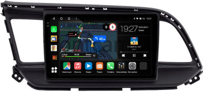 Штатная магнитола Canbox M-Line 2K 4179-9207 для Hyundai Elantra 6 (AD) 2018-2020 (черная) на Android 10 (4G-SIM, 4/64, DSP, QLed)
