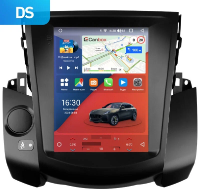 Штатное головное устройство Toyota RAV4 (XA30) 2005-2016 Canbox H-Line (Tesla style) 9.7 дюймов 4/32 5621-1312-13 на Android 10 (4G-SIM, DSP, QLed)