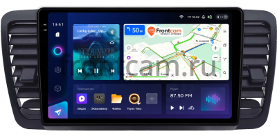 Штатное головное устройство Subaru Legacy 4, Outback 3 2003-2009 (для авто с навигацией, левый руль) Teyes CC3 2K 360 6/128 9.5 дюймов RM-9-2575 на Android 10 (4G-SIM, DSP, QLed)