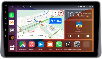 Nissan Almera (N16), Sentra 5 (B15) 1999-2006 Canbox H-Line 4165-10-1210 на Android 10 (4G-SIM, 4/32, DSP, QLed)