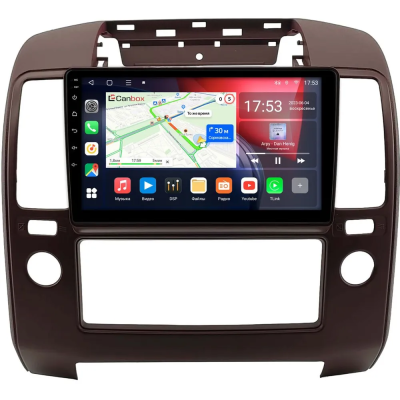 Штатная магнитола Nissan Navara 3 (D40), Pathfinder 3 2004-2014 (цвет марун) Canbox RS9-0900 1.5/32 на Android 10 (IPS, DSP, CarPlay)