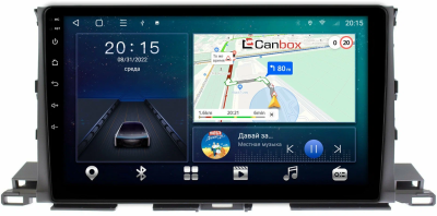 Toyota Highlander 3 (U50) 2013-2019 Canbox L-Line 4170-1035 на Android 10 (4G-SIM, 2/32, TS18, DSP, QLed)