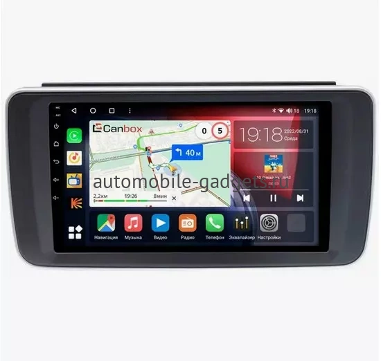 Штатная магнитола Canbox H-Line 3792-9-1427 для Nissan Leaf 2 2017-2024 на Android 10 (4G-SIM, 4/64, DSP, QLed)