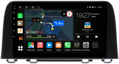 Штатная магнитола Canbox M-Line 4544-9-0099 (черная) для Honda CR-V 5 2016-2024, Breeze 2019-2022 на Android 10 (4G-SIM, 2/32, DSP, QLed)