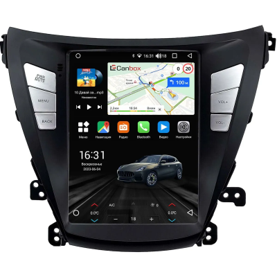 Штатное головное устройство Hyundai Elantra 5 (MD) 2013-2016 Canbox M-Line (Tesla style) 9.7 дюймов 4/64 5622-1312-79 на Android 10 (4G-SIM, DSP, QLed)