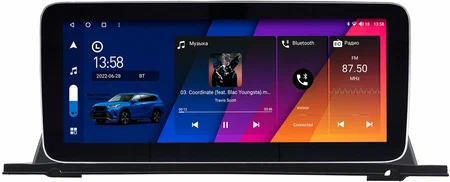 Штатная магнитола BMW 5 GT (F07) 2009-2017 12.3 дюйма Canbox M-Line 7713-3112 на Android 10 (4G-SIM, 4/64, DSP, QLed) Mercedes Style