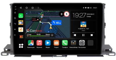 Toyota Highlander 3 (U50) 2013-2019 Canbox M-Line 4543-1035 на Android 10 (4G-SIM, 2/32, DSP, QLed)