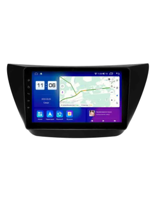 Магнитола для Mitsubishi Lancer IX 2000-2010 черная Parafar на Андроид 12.0 PF950T2LUX1RGx