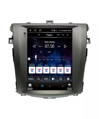 Wide Media KS5038QR-3/32 (Tesla style) штатная магнитола для Toyota Corolla 2006-2013 на Android 10 с 3Gb, DSP, 4G