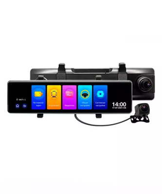 TrendVision MR-1000 Видеорегистратор зеркало с системами пассивной безопасности