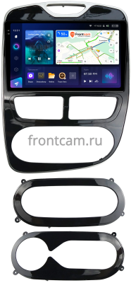 Штатное головное устройство Teyes CC3 2K 360 6/128 10.36 дюймов RM-10-2807 для Renault Clio 4 2012-2016 на Android 10 (4G-SIM, DSP, QLed)