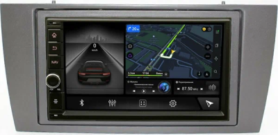 Jaguar X-Type, S-Type 1998-2008 (серая) Canbox M-Line 5601-RP-11-689-292 на Android 10 (4G-SIM, 2/32, DSP, IPS) С крутилкой