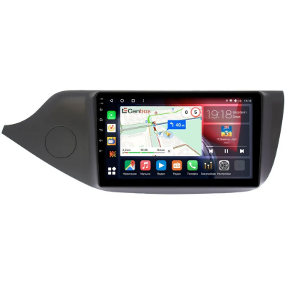 Штатная магнитола Kia Ceed 2 2012-2018 (матовая) Canbox EVO 5811-9098 на Android 14 (4G-SIM, 6/128, DSP, QLed, AI, 360)