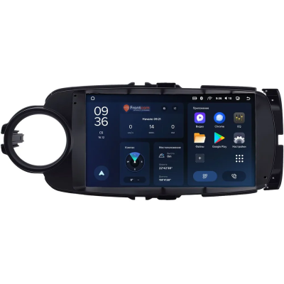Штатное головное устройство Teyes CC3L WIFI 2/32 9 дюймов RM-9-0635 для Toyota Vitz 3 (XP130), Yaris 3 2010-2017 (правый и левый руль, черная) на Android 8.1 (DSP, IPS, AHD)