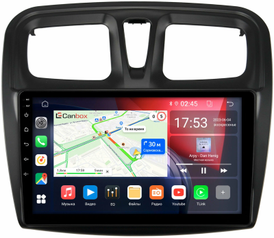 Renault Logan 2, Sandero 2 (Stepway) 2012-2022 (9 дюймов) Canbox RS9-3010 1.5/32 Android 10 (IPS, DSP, CarPlay) Renault Logan 2, Sandero 2 (Stepway) 2012-2022 (9 дюймов) Canbox RS9-3010 1.5/32 Android 10 (IPS, DSP, CarPlay)