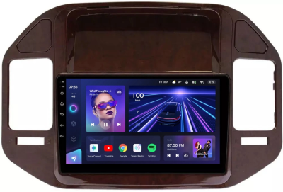 Штатное головное устройство Teyes CC3L WIFI 2/32 9 дюймов RM-9387 для Mitsubishi Pajero 3, Montero 3 1999-2006 (дерево) на Android 8.1 (DSP, IPS, AHD)