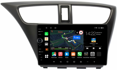 Штатная магнитола Honda Civic 9 5D 2011-2015 (левый руль, хэтчбэк) Canbox M-Line 7841-9-0108 Android 10 (4G-SIM, 4/64, DSP, QLed)