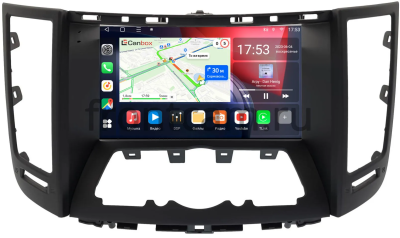 Штатная магнитола Canbox L-Line 4169-9-1724 для Infiniti FX50 (S51), FX37 (S51), FX30d (S51), QX70 2008-2017 (Тип B, для авто с сенсорным экраном) на Android 10 (4G-SIM, 2/32, TS18, DSP, QLed)