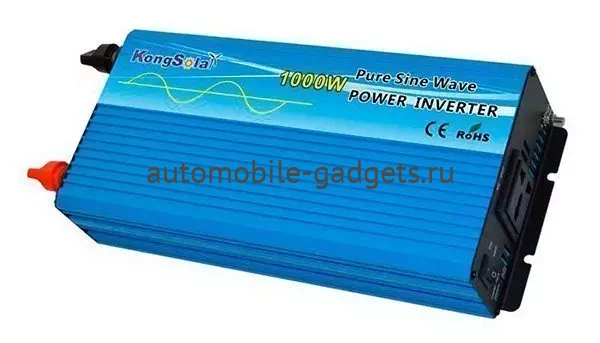 Преобразователь напряжения KongSolar KS12/1000 (12В, реальный синус)