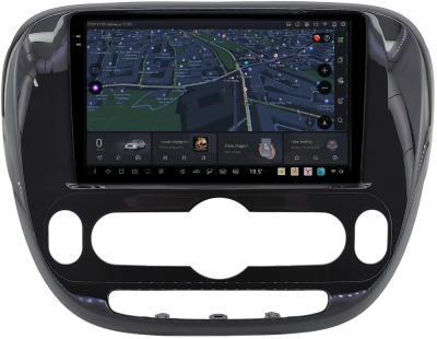 Carmedia SF-9740-C-MKD-9509-2K-12256-D7 штатная магнитола для Kia Soul 2014-2018 (климат) на Android 13 c 12GB, DSP, 4G