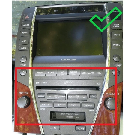 Carmedia SF-9118-MKD-9509-2K-12256-D7 Штатная магнитола для Lexus ES 2006-2012 на Android 13 с 12GB, DSP, 4G