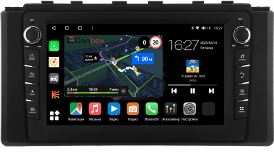 Штатная магнитола Subaru BRZ 2 2020-2024 Canbox M-Line 7831-9-0613 на Android 10 (4G-SIM, 2/32, DSP, IPS) С крутилками