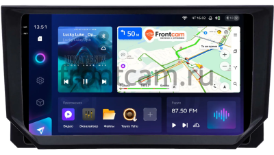 Штатное головное устройство Teyes CC3 2K 6/128 9.5 дюймов RM-9-0888 для Seat Ibiza 5, Arona 2017-2021 на Android 10 (4G-SIM, DSP, QLed)