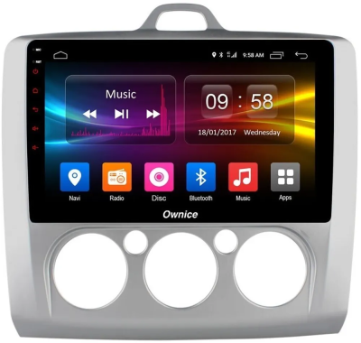 Carmedia OL-9201-M-KP-9009-6128-TS20 штатная магнитола для Ford Focus II (2004-2011) с кондиционером на Android 13 c 6GB, DSP, 4G