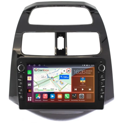 Штатная магнитола Chevrolet Spark 3 (M300) 2009-2024 (глянцевая) Canbox H-Line 7833-9164 Android 10 (4G-SIM, 4/64, DSP, IPS) С крутилками
