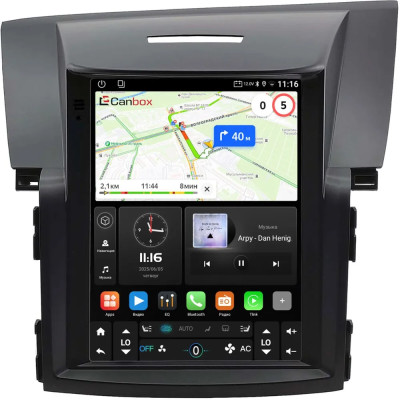 Штатное головное устройство Honda CR-V 4 2011-2018 (Тип C) Canbox (Tesla style) 9.7 дюймов 4/64 GTR096-1312-43 на Android 10 (QLed, DSP, CarPlay)