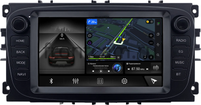 Магнитола в штатное место 2 din Ford Focus 2, C-MAX, Mondeo 4, S-MAX, Galaxy 2, Tourneo Connect 2006-2015 (черный) Teyes CC3L WIFI 2/32 7 дюймов RP-0195-491 на Android 8.1 (DSP, AHD)