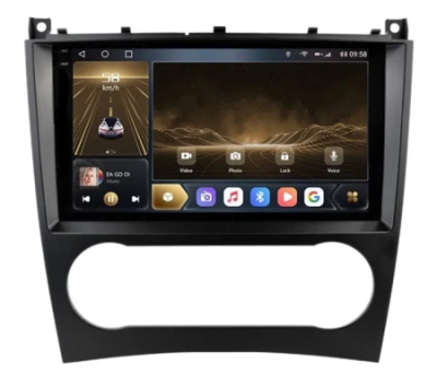 Штатная магнитола CarMedia OL-9987-MKD-9509-2K-12512-D7 для Mercedes-Benz C (w203) 2004-2008, CLC 2008-2011, CLK (w209) 2005-2010, G (w463) 2006-2012 на Android 13 (4G-SIM, 12/512, DSP, QLed)