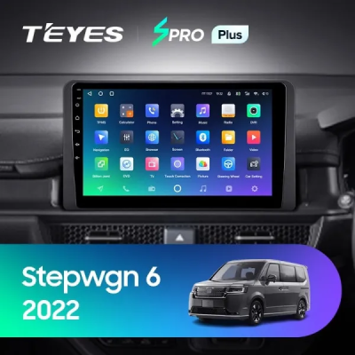 Штатное головное устройство Honda Stepwgn 6 2022-2024 (правый руль) Teyes SPRO PLUS 4/32 10 дюймов RM-10-0235 на Android 10 (4G-SIM, DSP, IPS)