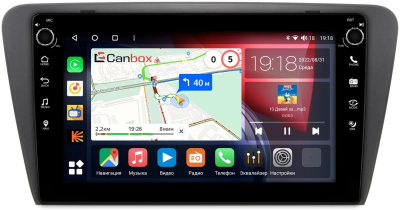 Штатная магнитола Canbox M-Line 7805-1048 для Skoda Octavia A7 2013-2020 на Android 10 (4G-SIM, 2/32, DSP, QLed) С крутилками