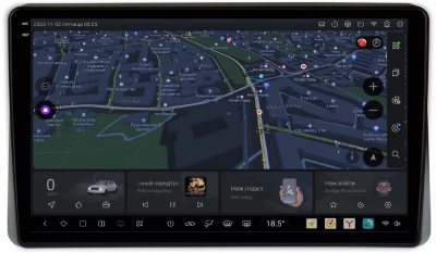 Carmedia EW-1149-MKD-1036-2K-12512-D7 штатная магнитола для Renault Arkana, Duster 2019+ (большой штатный экран) на Android 13 c 12GB, DSP, 4G