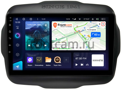 Штатное головное устройство Teyes CC3L 4/64 9 дюймов RM-9-629 для Jeep Renegade 2014-2025 на Android 10 (4G-SIM, DSP, IPS)