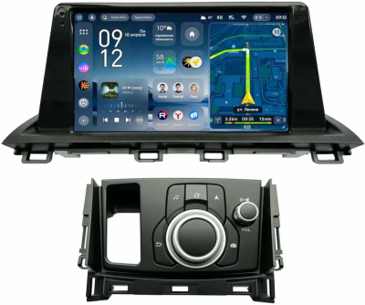 Штатное головное устройство Mazda CX-4 2016-2024 Teyes CC4 Pro 2K 12/256 9.5 дюймов RM-9-2781 на Android 13 (4G-SIM, DSP, QLed, AI)