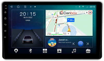 Штатная магнитола Canbox M-Line 4544-9-3362 для Toyota C-HR, Highlander 4 (U70) 2019-2024 на Android 10 (4G-SIM, 2/32, DSP, QLed)