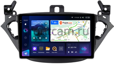 Штатное головное устройство Opel Corsa E 2014-2019 Teyes CC3 2K 360 6/128 9.5 дюймов RM-9-3423 на Android 10 (4G-SIM, DSP, QLed)