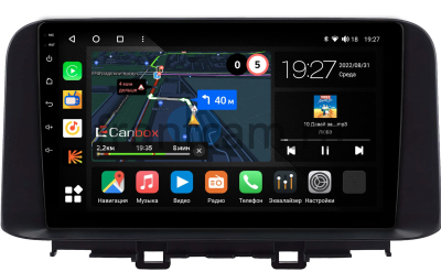 Штатная магнитола Hyundai Kona 2017-2020 Canbox M-Line 4543-10-0342 на Android 10 (4G-SIM, 2/32, DSP, QLed)