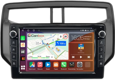 Штатная магнитола Toyota Rush 2 2017-2024 Canbox H-Line 7823-9-0268 на Android 10 (4G-SIM, 4/64, DSP, IPS) С крутилками