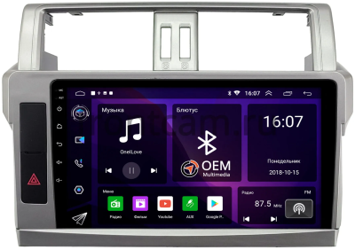 Toyota Land Cruiser Prado 150 2013-2017 (Тип 1) Canbox RS10-1057 1.5/32 на Android 10 (IPS, DSP, CarPlay)