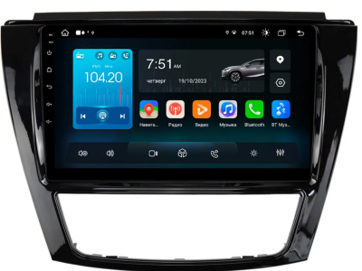 Roximo 4G RX-3302 штатная магнитола для JAC S5 2013-2021 на Android 13 с 8GB, DSP, 4G