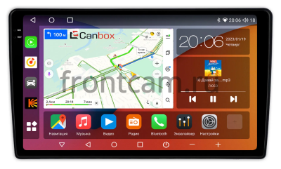 Штатная магнитола Toyota Harrier 3 (XU60) 2013-2020 Canbox H-Line 2K 4187-10-2558 на Android 10 (4G-SIM, 8/256, DSP, QLed)