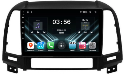 FarCar DX008M Штатная магнитола для Hyundai Santa Fe 2006-2012 на Android 13 c 4GB FarCar DX008M Штатная магнитола для Hyundai Santa Fe 2006-2012 на Android 13 c 4GB