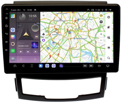 Carmedia OL-9762-Q-TS105 штатная магнитола для SsangYong Actyon II (2010-2013) на Android 14 c 6GB, DSP, 4G